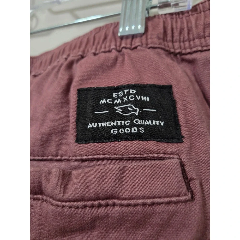 Tony Hawk Mens Jogger Pants XL Rose Mauve‎ Stretch Cotton HMP0926